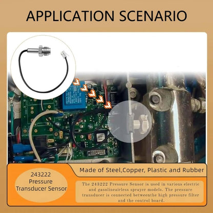 ya 26 243222 Airless Sprayer Pressure Transducer Suitable for 390 395 490 495 595 695