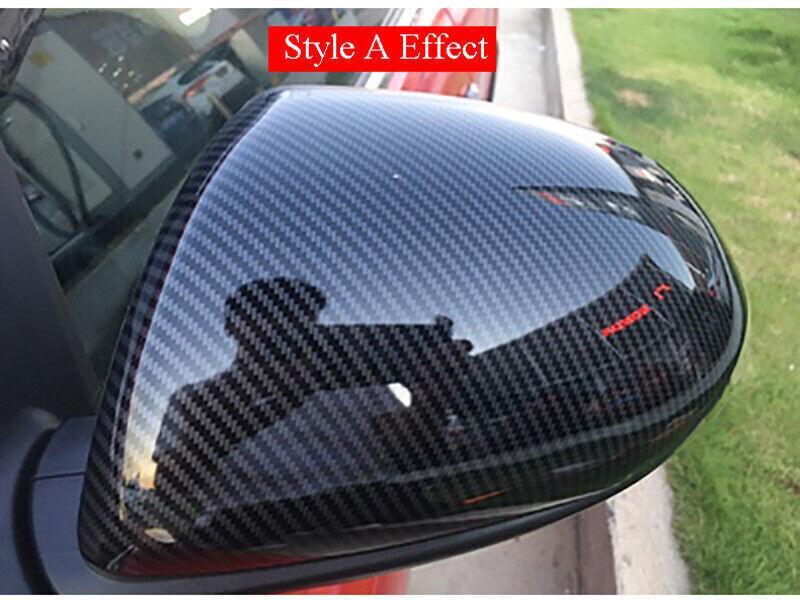 ya 1 8.5.3 Carbon fiber additional mirror cover for Mazda 3 for Mazda 6 2007 - 2013 without light 