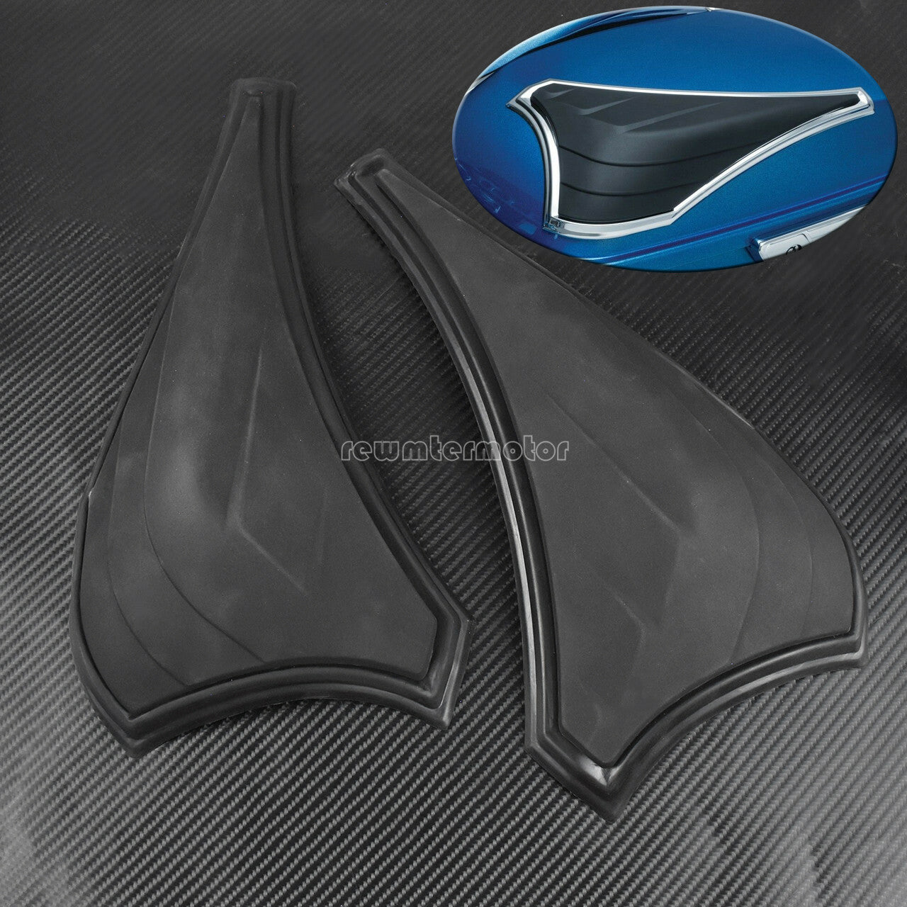 ya 11 6.5 Black Saddlebag Scuff Protectors Fit for Harley Touring Electra Glide 2014-2019