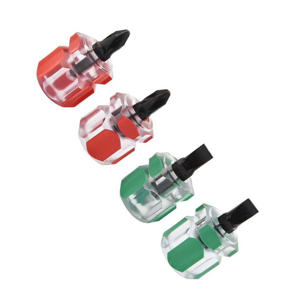 ya 26 Screwdriver Cross-Head Screw Driver Small Flat Head With High Torque 4pcs