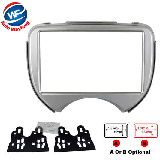 ya 1 7.3 Car DVD frame panel Car Radio Fascia Panel for Nissan Micra March for Renault Pulse