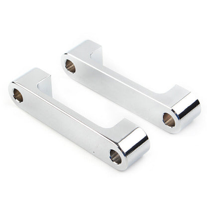 ya 5 8.7 Wrap Front Fender Brackets Spacers 30 Inch for Harley Touring 1996-2013 Silver