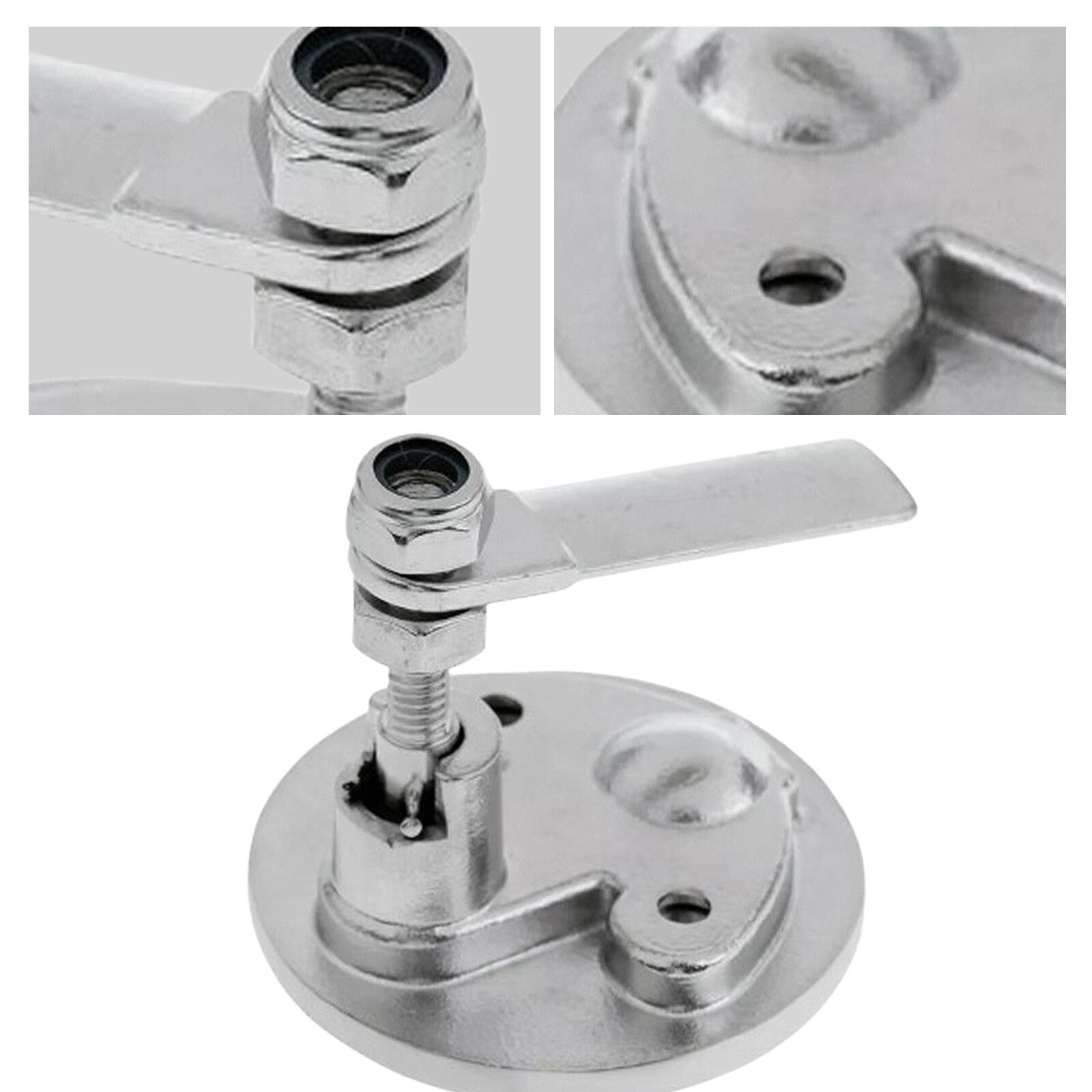 ya 1 7.9 2-inch stainless steel deck latch door lift handle lock - marine hardware