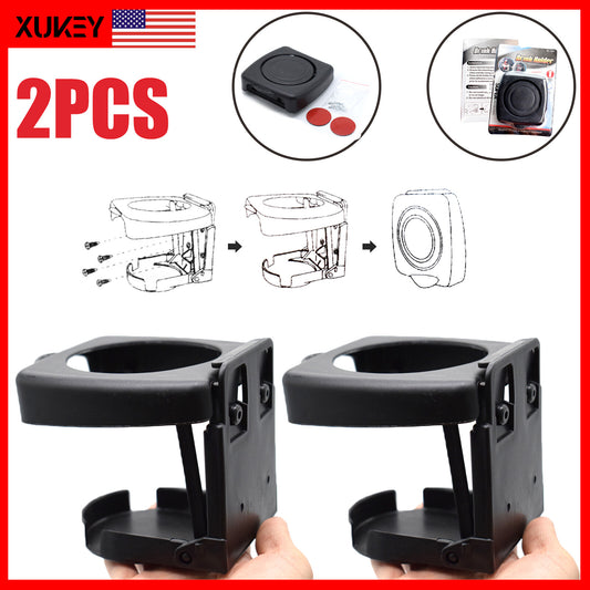 ya 4 6.21 x Universal Car Van Folding Cup Holder Drink Holders Vehicle Boat Camper Truck
