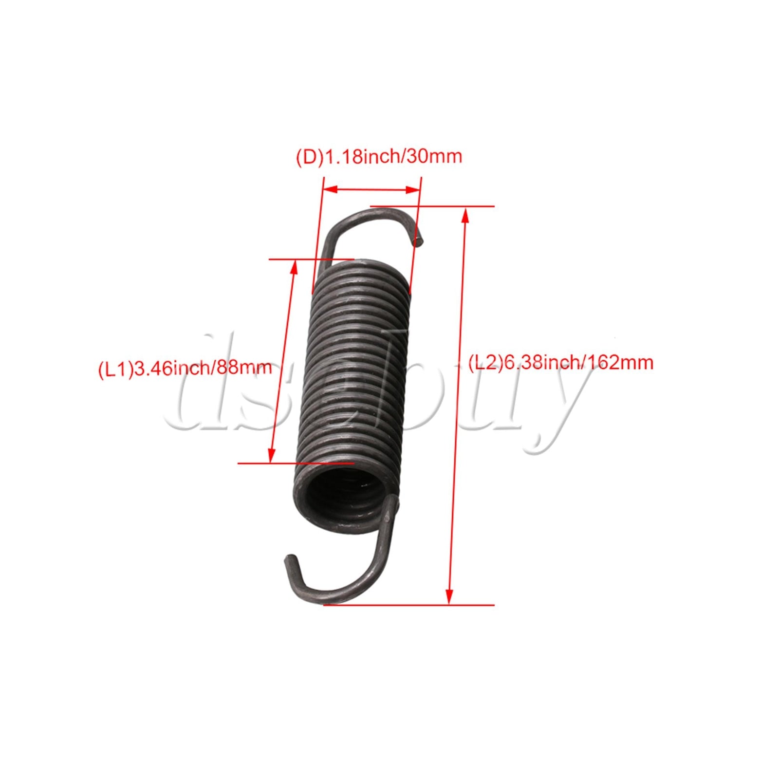 ya 26 2 Pieces 162mm Overall Length Washer Spring 280159 Replace for Washer Part