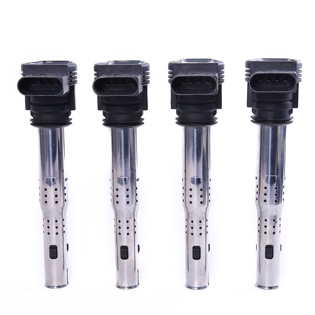 ya 5 8.7 4Pcs Ignition Coil Set for VW for Golf for Passat Beetle for Audi A4 Q3 Q5 for SEAT #07K905715F#