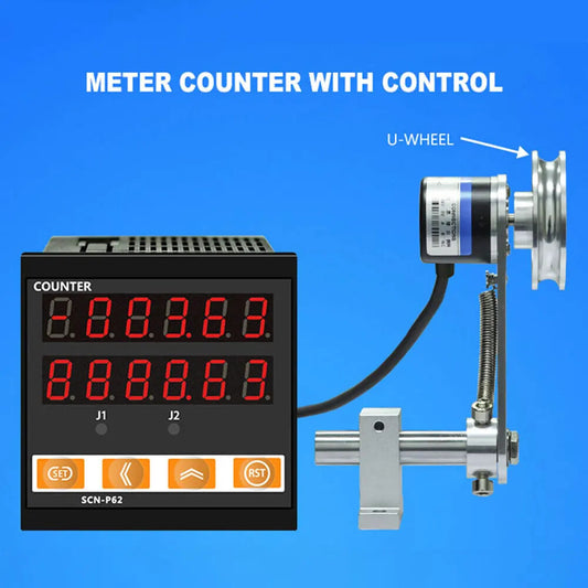 Intelligent Length Gauge Counting Roller Electronic Digital Display for Cables