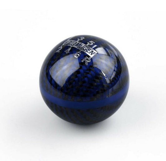 ya 1 8.5.2 Car Shift Knob 5 Speed Mugen Red Carbon Fiber 1.50 Thread Pattern for 