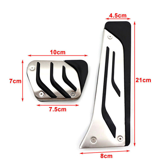 ya 9 6.5.2 Car Foot Gas Brake Pedals Cover Kit for BMW 1/2/3/4/5/6/7/8 Series X1/3/4/5/6 Z4