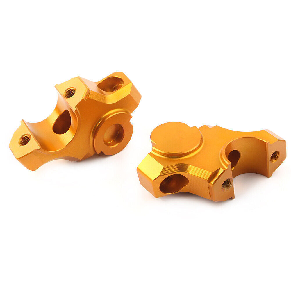ya 5 8.7 Motorcycle Handle Clamp Handlebar Riser Bar for Yamaha MT FZ09 MT09 2013-17 Gold