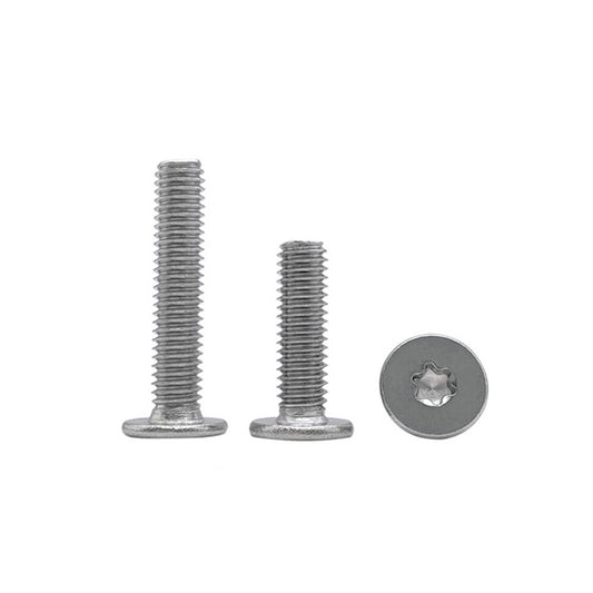 304 Stainless Steel Torx Socket Utrathin Flat Head Screws M4 M5 M6 M8 Select