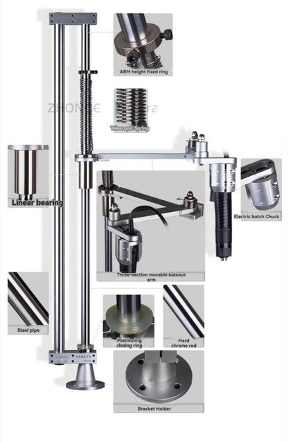 ya 26 Electric Screwdriver Vertical Stand Balance Arm Air Wind Screwdriver Fixing