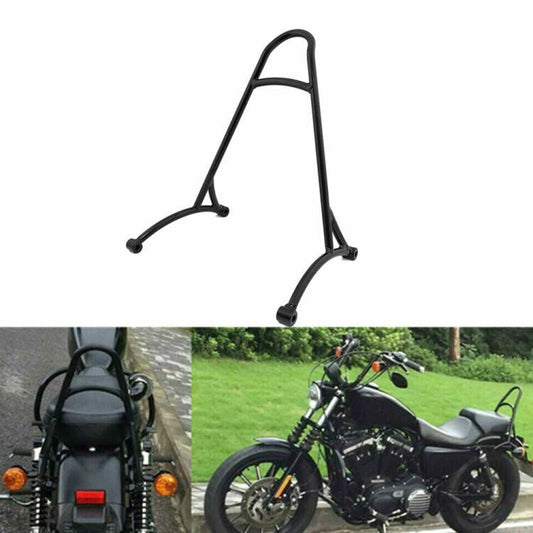 ya 3 6.25.3 Black Burly Sissy Bar Backrest for Harley Sportster XL Iron 883 1200 2004-2017