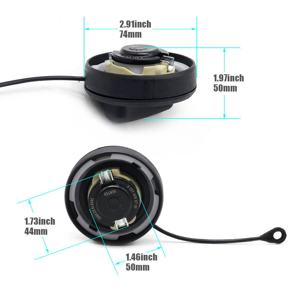 ya 5 8.7 Fuel tank gas filler cap for Mercedes-benz C CL CLS EG GLK SLK 214700605