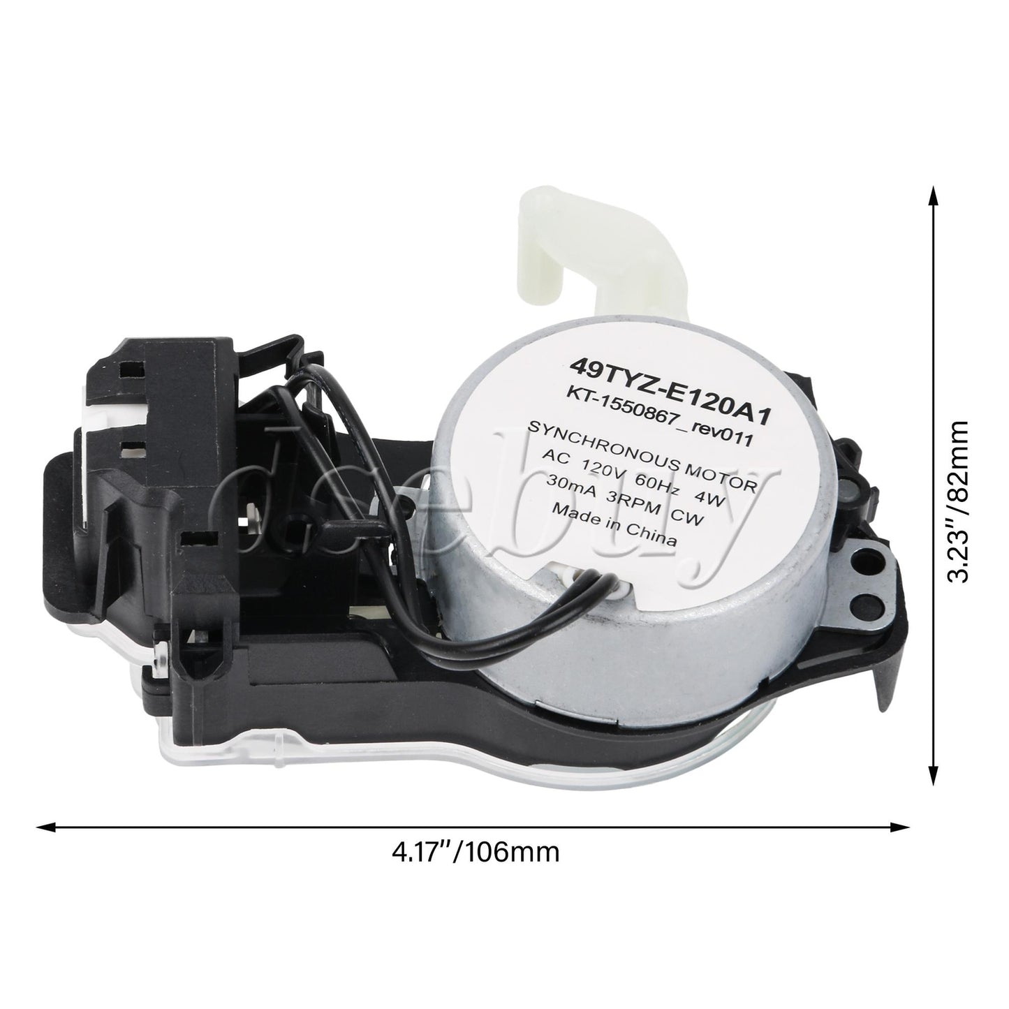 ya 26 Washing Machine Shift Actuator AC 120V 60Hz Replacement for W10597177