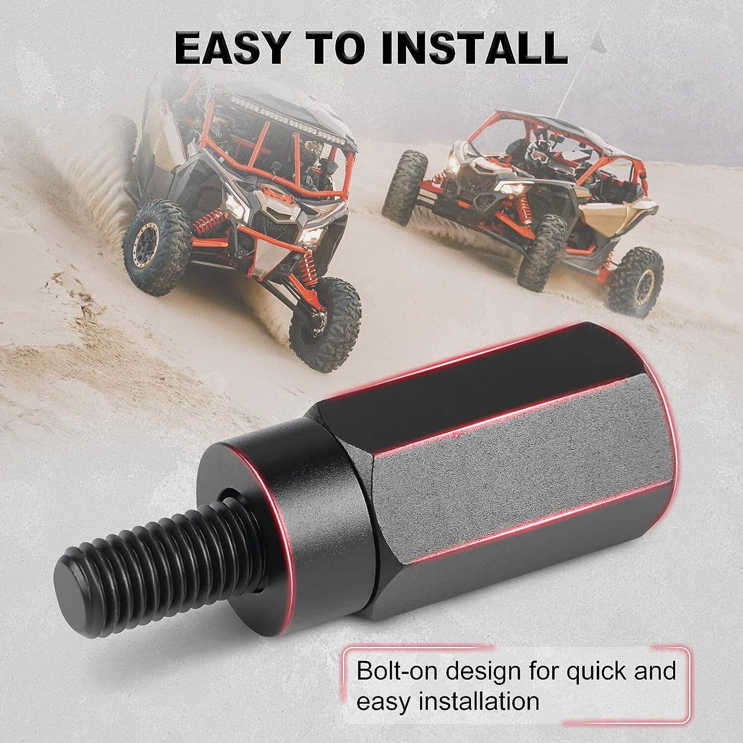 ya 5 8.7 4PCS for SEAT Riser Raise 2 inch Lift Kit For Can-Am Maverick X3 All Years UTV
