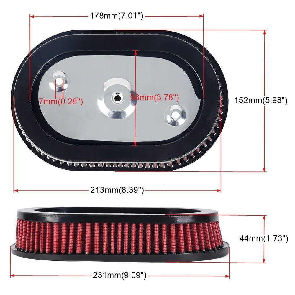 ya 5 8.7 Air Filter Cleaner Element Replacement for Harley M8 Softail 18-23 Touring 17-23