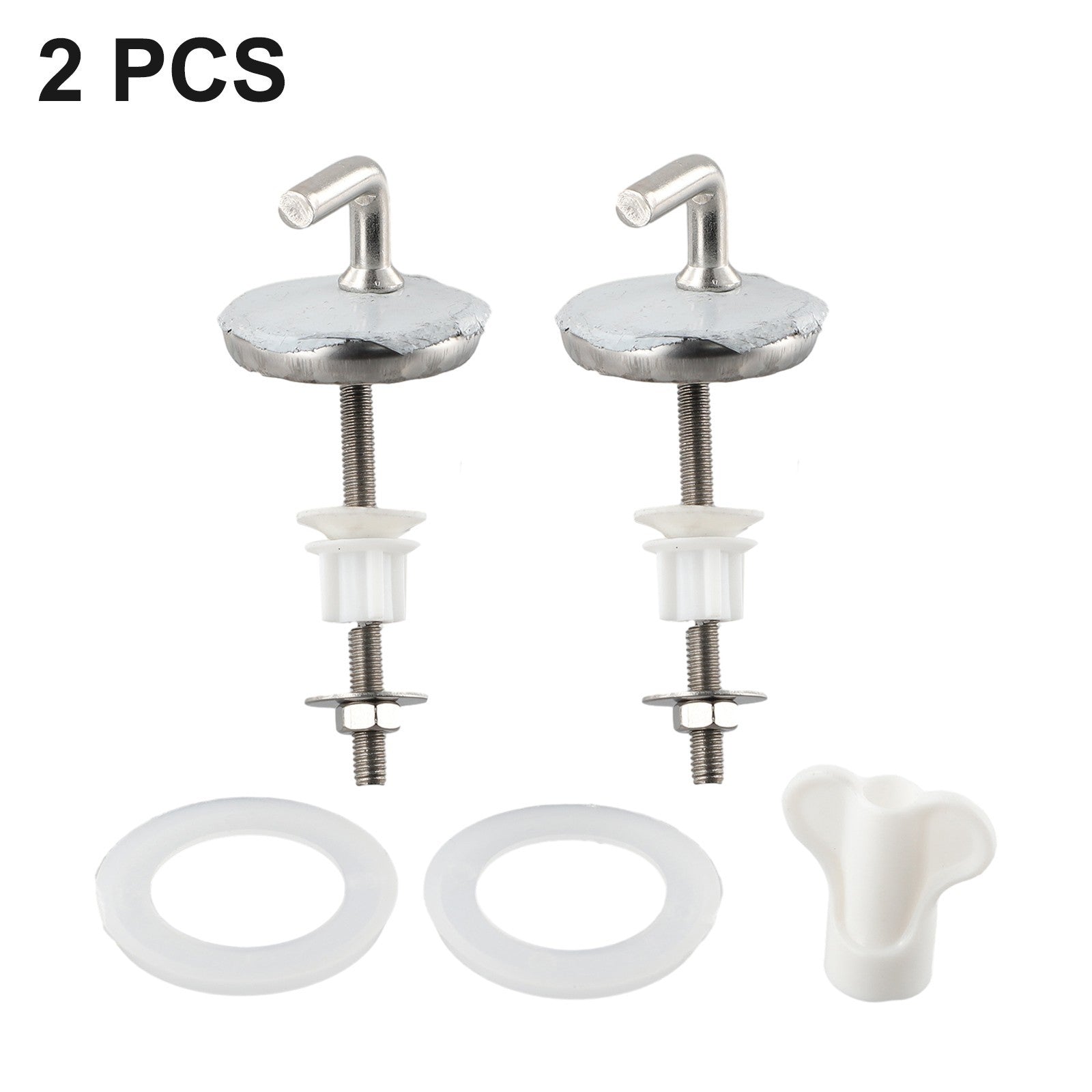ya 28 2pcs Toilet Seat Fix Fitting Stainless Steel Back To Wall Replacement Hinges New