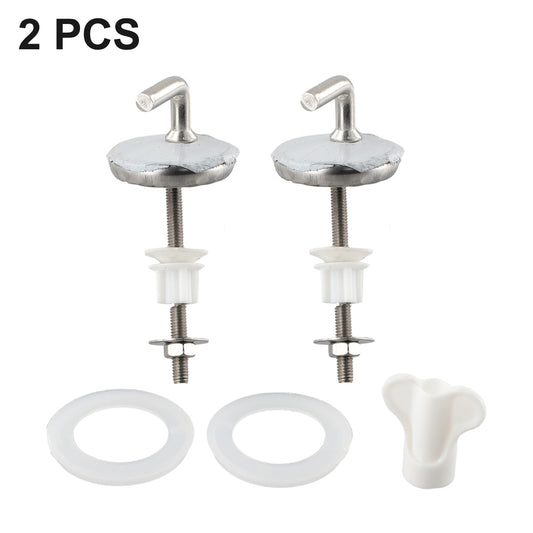 ya 28 2pcs Toilet Seat Fix Fitting Stainless Steel Back To Wall Replacement Hinges New
