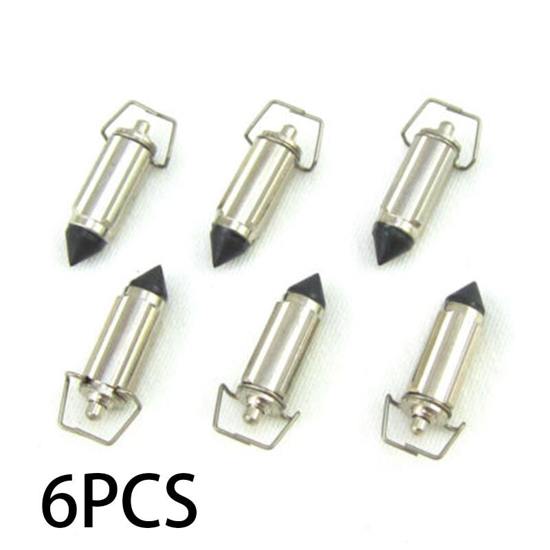 ya 5 8.7 6pcs Carburetor Float Needle For CB750 YZF600 CBX EX500 ZX600 VF500 Carb