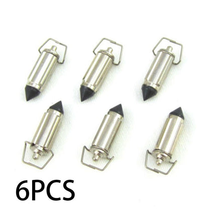 ya 5 8.7 6pcs Carburetor Float Needle For CB750 YZF600 CBX EX500 ZX600 VF500 Carb