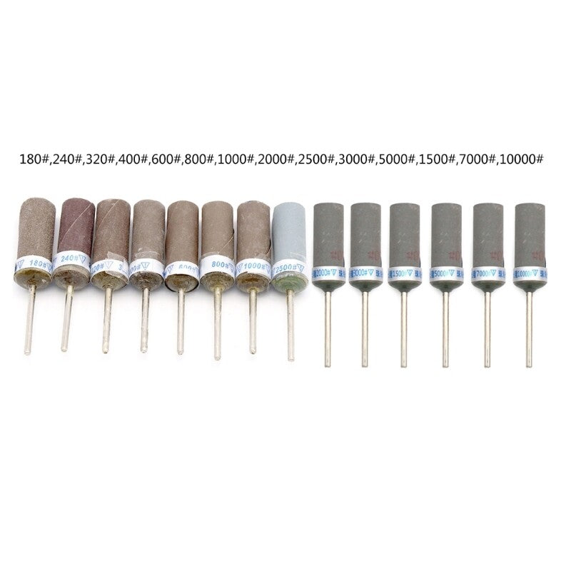 ya 25 180-10000Grit Sand Paper Bar Sanding Belt Polishing Heads Sandpaper Grinding Rod
