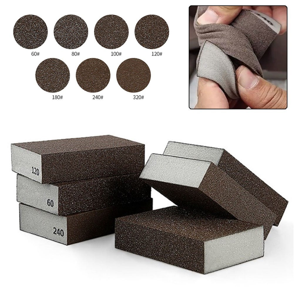 ya 15 10.20 1PC Grit 60-320# Grinding Sponge Sand Block Sandpaper Polished Sand Brick