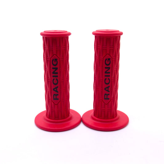 ya 6 6.13.2 7/8'' Red ATV Dirt Motorcycle Rubber Racing Handlebar Hand Grip Pit Dirt Bike