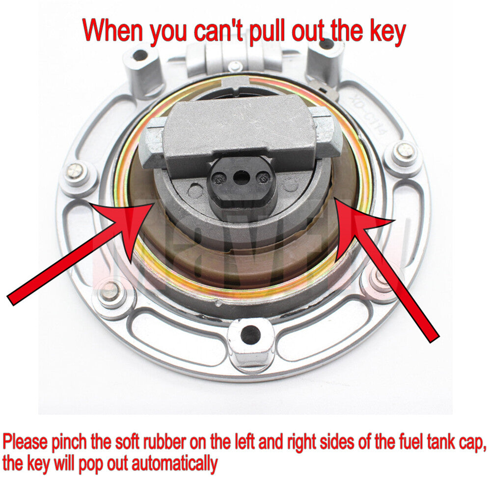 ya 5 8.7 Fit For CB400 CB900F CB1300 NT650/700 Ignition Switch Fuel Cap for SEAT Lock Key Set