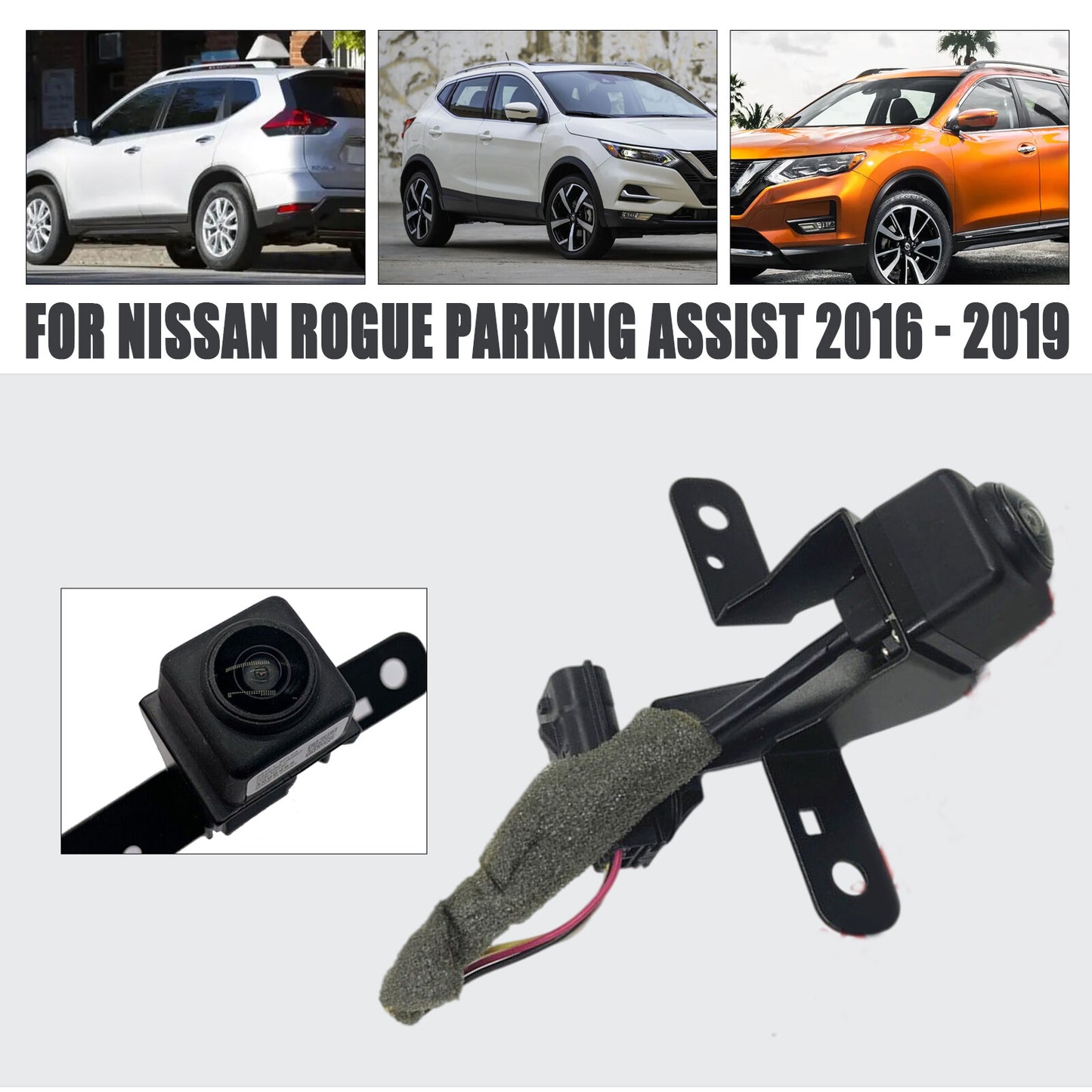 ya 2 6.26.2 USA Front View Camera 284F1-6FL0A Parking Assist Fits 2016 - 2019 for Nissan Rogue