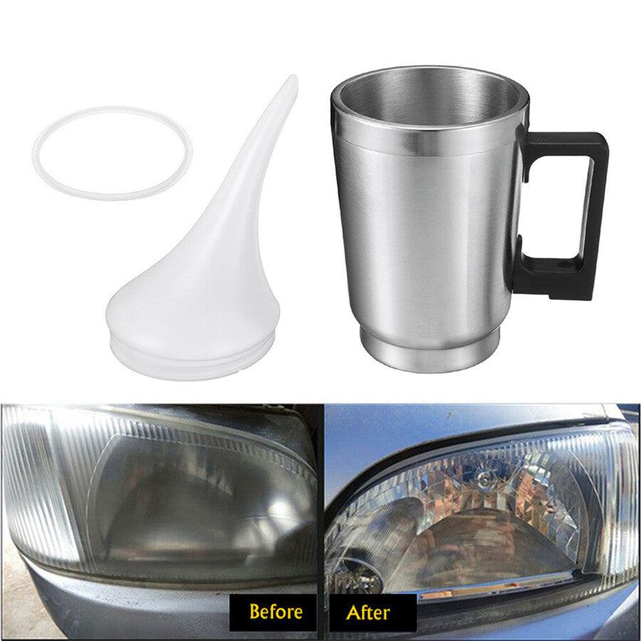 ya 13 5.27.2 Car Headlight Lens Restoration Repair Kit Atomized Heating Cup Cigarette Lighter