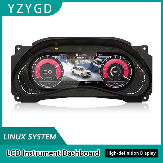ya 2 6.29 for Nissan Armada Y62 2012-2023 LCD Instrument Digital Speedometer Dashboard