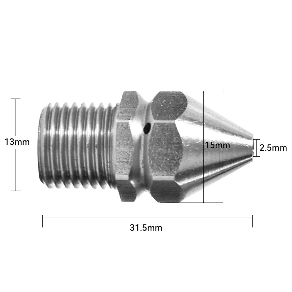 ya 26 High Pressure Nozzle Sewer Pipe Cleaner Quick Connector Soft Sewer Blockages