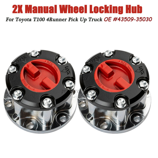 ya 7 6.10.2 2X Manual Wheel Locking Hub Fit for Toyota T100 Pick Up Truck for 4Runner Hilux