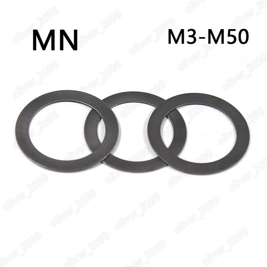Black MN Steel Shim Rings and Supporting Ring M3 M4 M5 M6 M8 M10 M12 M14 M16-M50