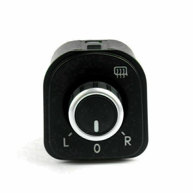 ya 1 8.5.2 Chrome Side Mirror Adjusting Knob Switch Heat Function Fit for VW Sagitar for Golf 5 T08