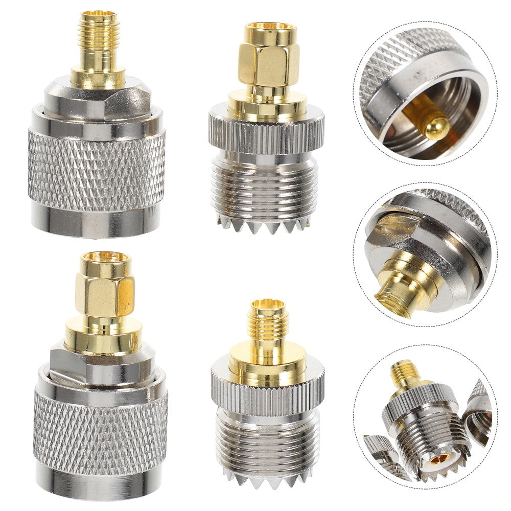 ya 2 7.14 1 Set Sma Adapter Sma To Uhf Jack Electronics Adapter Test Converter