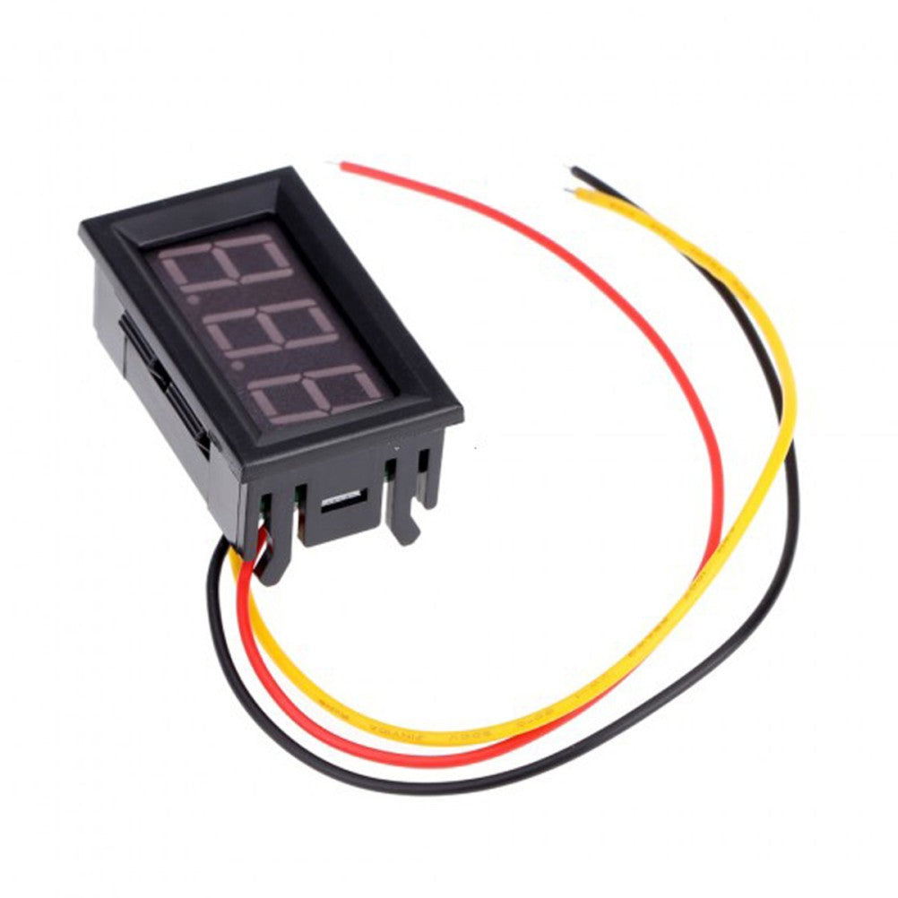 ya 5 8.7 Automotive Volt Meter Dc Digital Display Voltmeter Ammeter Voltage Tester