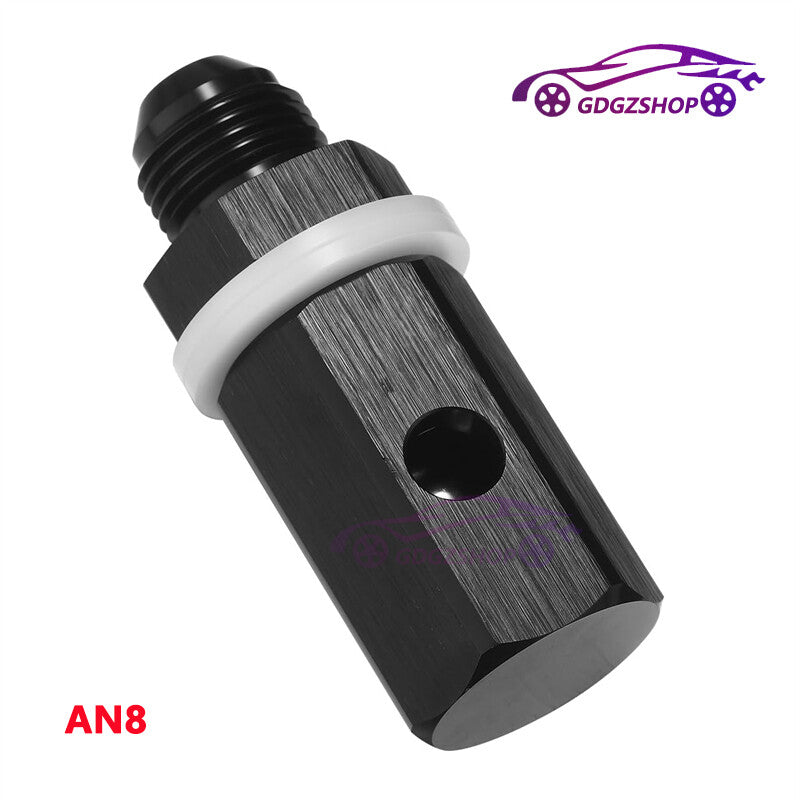 ya 10 5.28.3 8AN Male Fuel Cell Tank Rollover Vent Valve Mounted Hose Line Fitting Aluminum