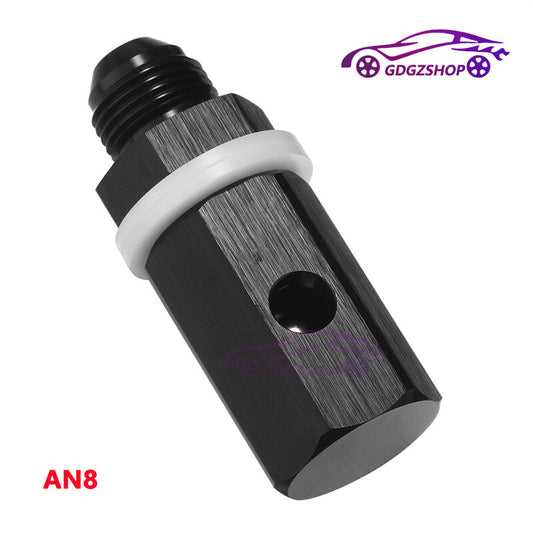 ya 10 5.28.3 8AN Male Fuel Cell Tank Rollover Vent Valve Mounted Hose Line Fitting Aluminum