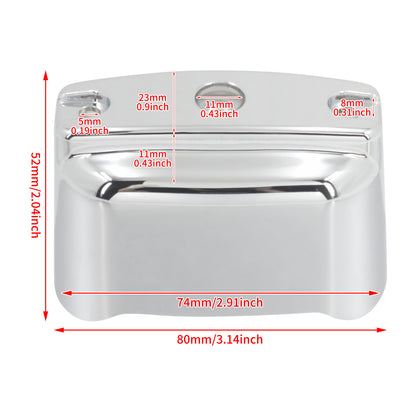 ya 5 8.7 Chrome Rear Brake Master Cylinder Cover for Harley Road Electra Glide 2000-2007