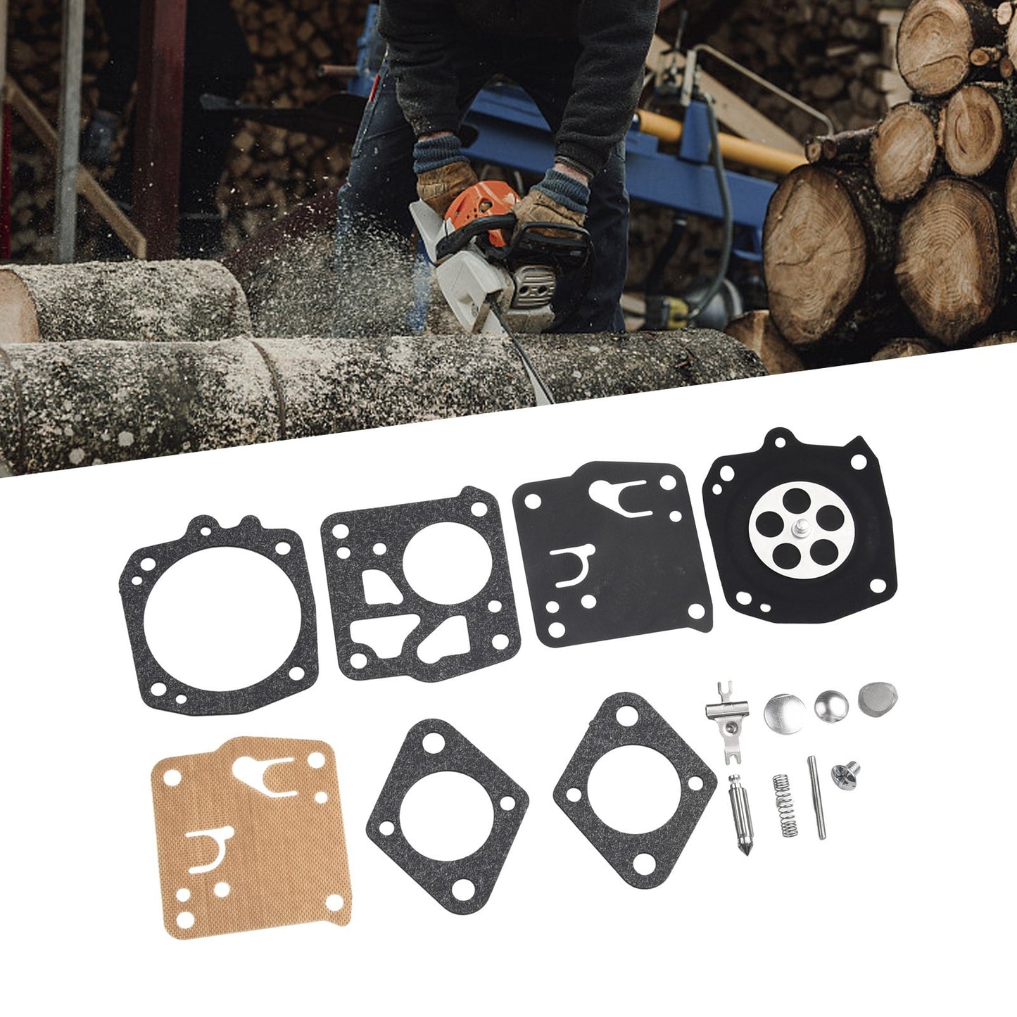 ya 17 Carburetor Repair Kit For Homelite XL-12 For Super XL Chainsaws//Carb