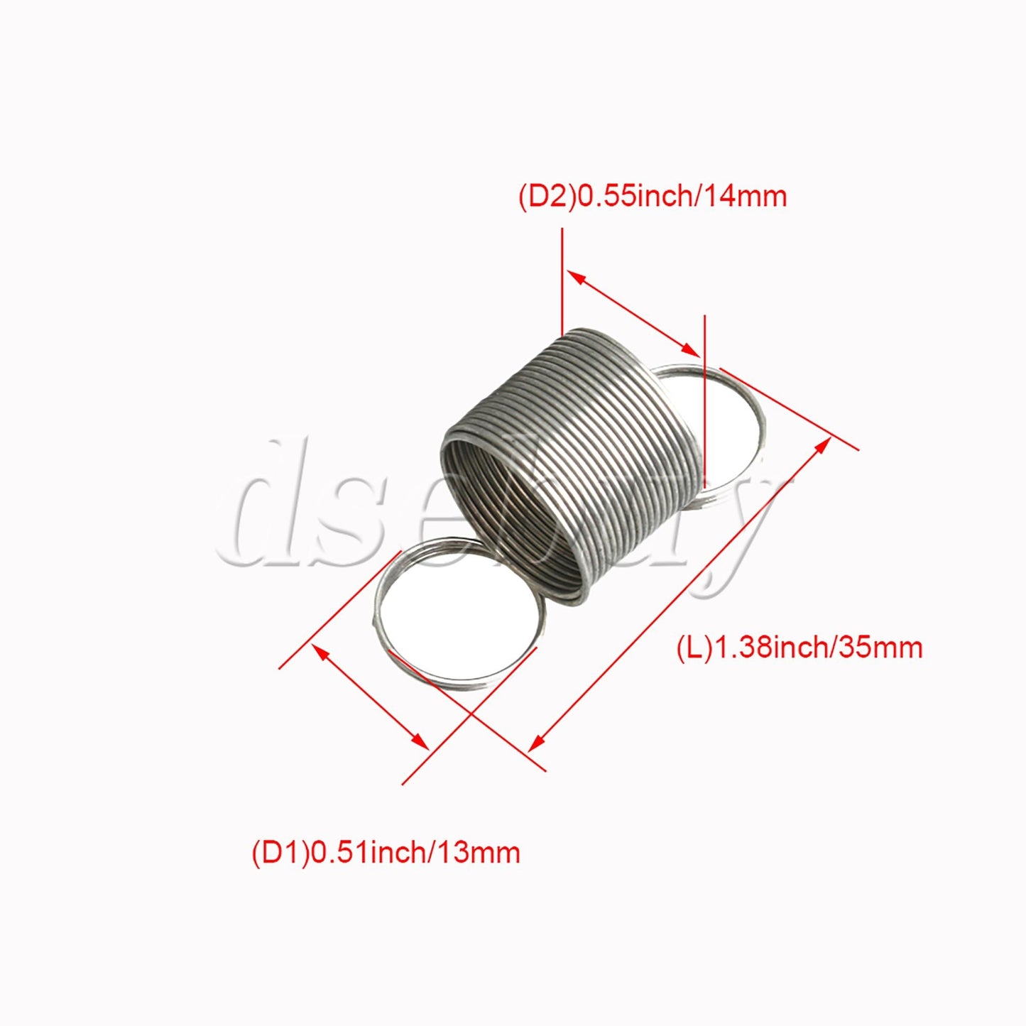 ya 26 Silver Metal W10400895 Washer Suspension Tub Centering Spring Pack of 4
