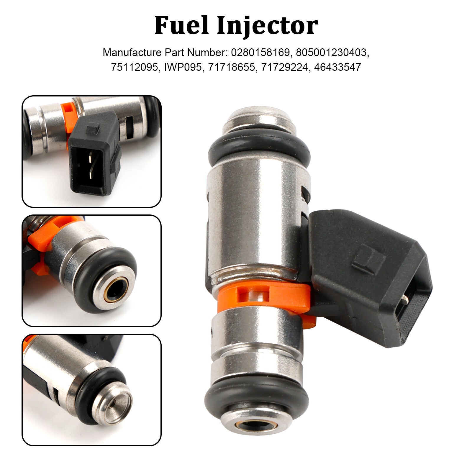 ya 1 8.12 baidi 1PCS Fuel Injector IWP095 for Fiat Punto 1.4L 2007-2009 for Fiat Palio 1.6L