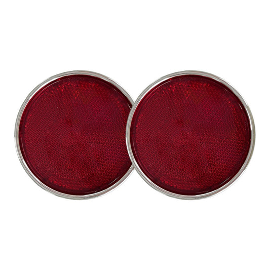 ya 8 5.26 Fits for Land Cruiser FJ25 FJ40 FJ55 1958-1973 2X Reflector Warning Light Lamp