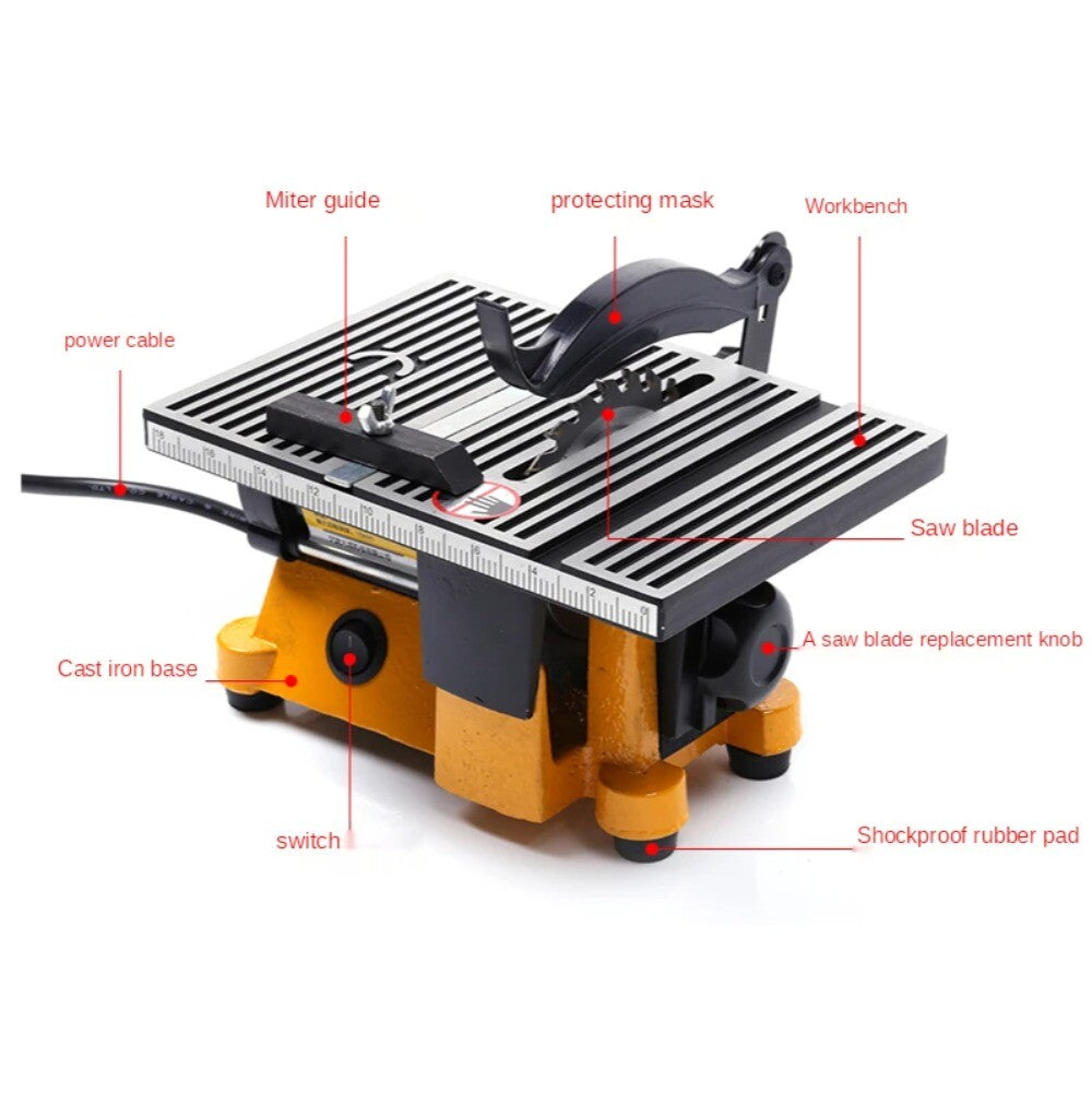 ya 26 220V Multi-function Cutting Machine Small Sawing Machine Wood Board