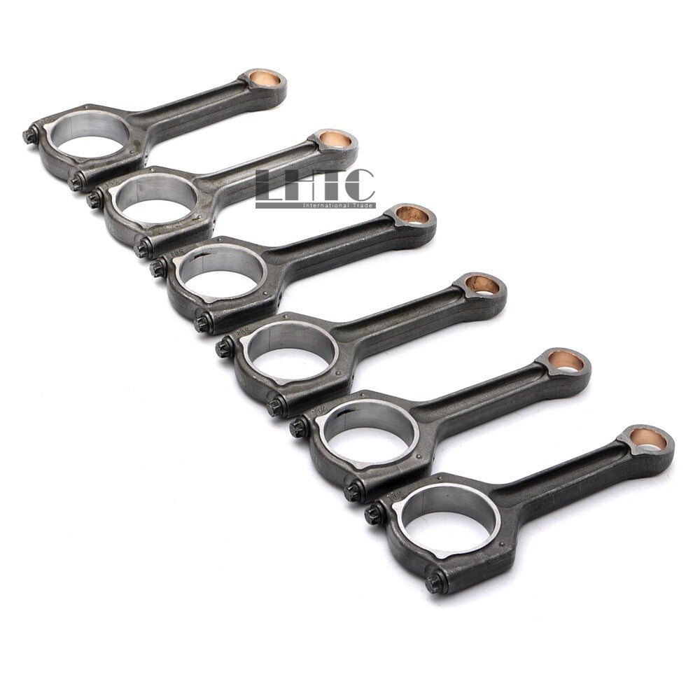 ya 11 6.9 6pcs Connecting Rod Conrods for BMW 335i 535i X6 Z4 E60 E71 E89 E90 E92 N54 3.0