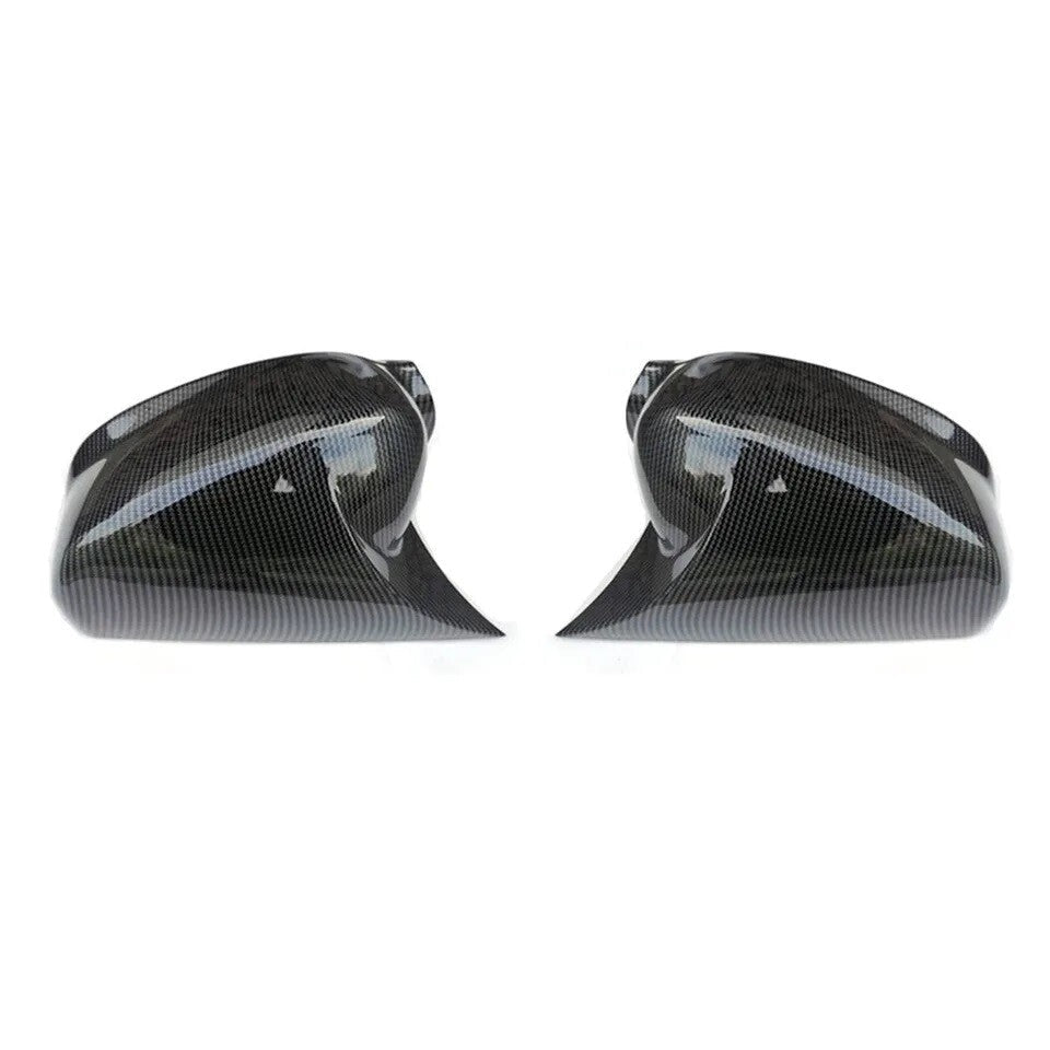 ya 11 10.28 Horn Style Pair Carbon Fiber Rear View Mirror Cover for Honda Accord 8th 08