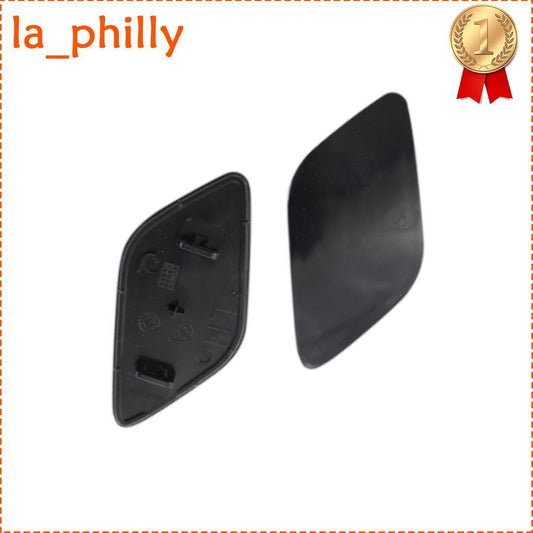 ya 27 6.18 Pair Unpainted Front Headlight Washer Spray Nozzle Cover for Volvo XC60 2014-17