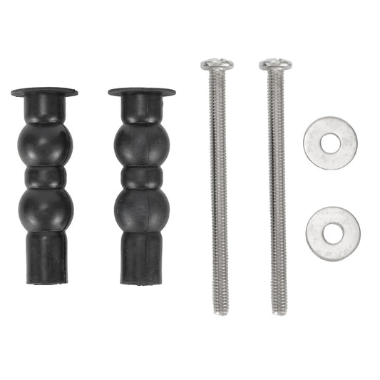 ya 14 Effortlessly Replace Toilet Lid Hinge Screws Expandable Rubber Nut Kit Included